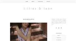 Desktop Screenshot of lilliesandleon.com
